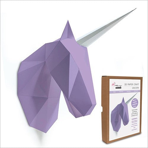 MIPC002 3D Papercraft Model Kit - Unicorn
