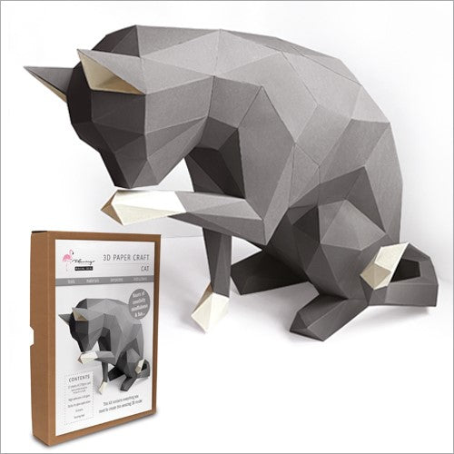 MIPC007 3D Papercraft Model Kit - Cat