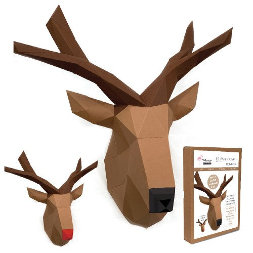 MIPC011 3D Papercraft Model Kit - Reindeer