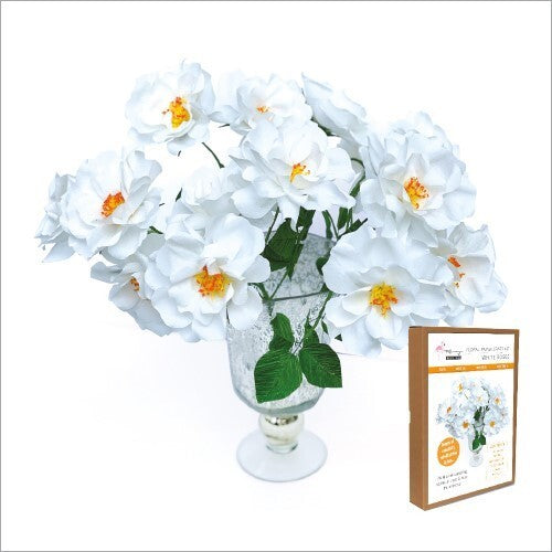 MIFK003 Floral Craft Kit - White Roses