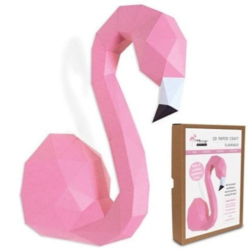 MIPC001 3D Papercraft Model Kit - Flamingo