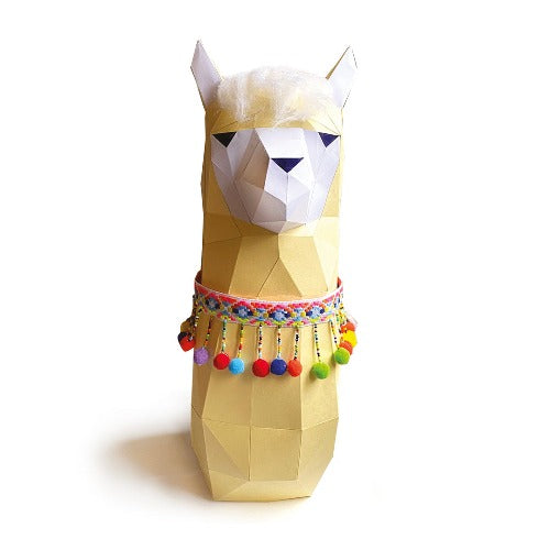 MIPC006 3D Papercraft Kit - Llama