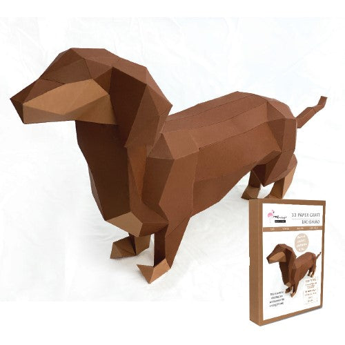 FKA012 3D Papercraft Kit - Dachshund