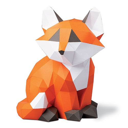 FKA021 3D Papercraft Kit - Baby Fox